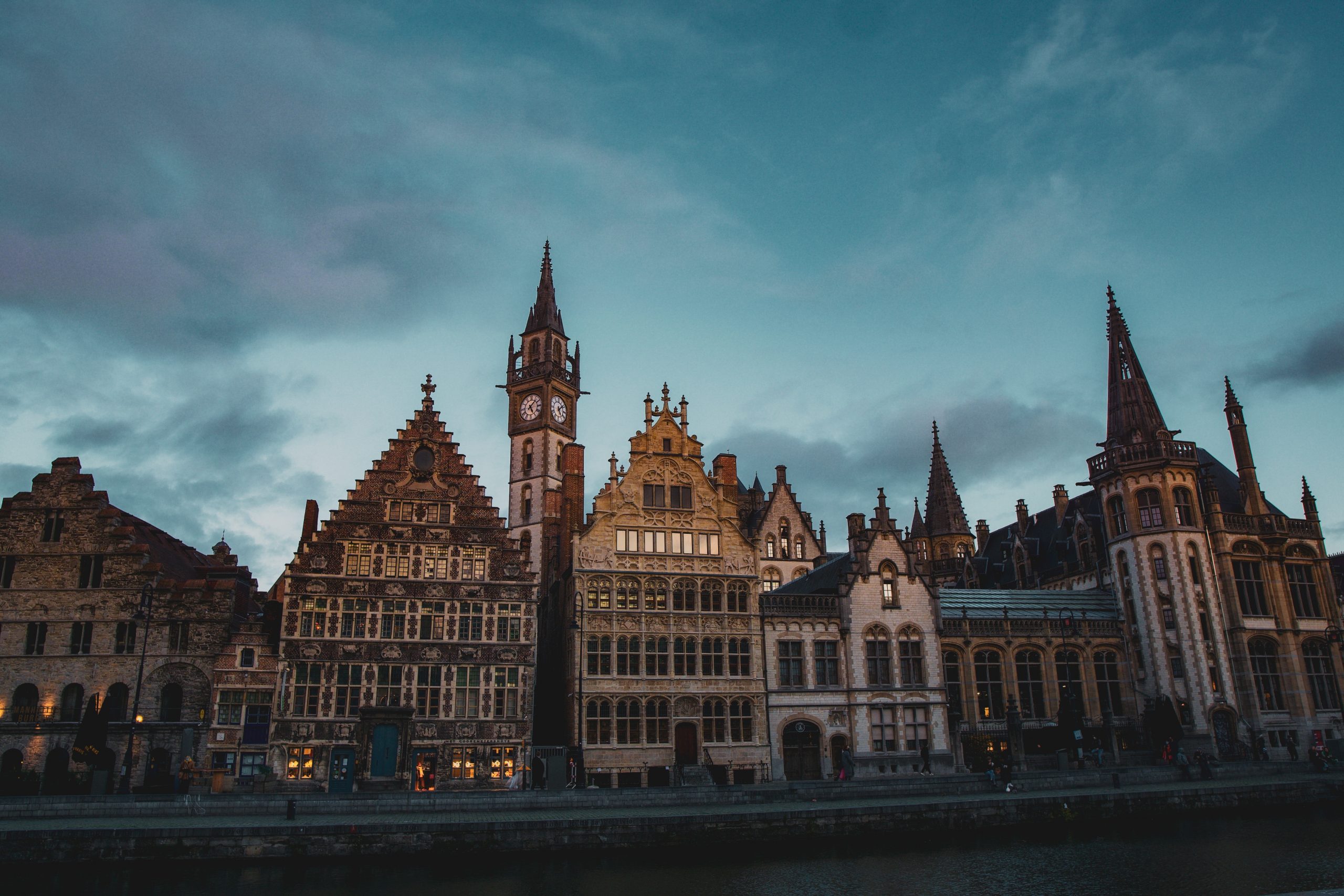 Gent, een stad in België die teruggaat tot de Middeleeuwen